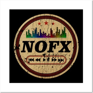 Graphic NOFX Name Retro Distressed Cassette Tape Vintage Posters and Art